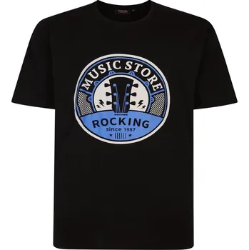 Pánské termoprádlo Tričko s potiskem Music store - v nadměrné velikosti 3180
