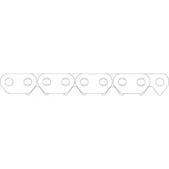 Motor pro motocykl rozvodový řetěz 98XRH2015, MORSE (80 článků spojený)