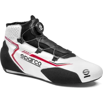 Moto obuv Sparco Boty Rapid Rotor Bílá / Červená 38