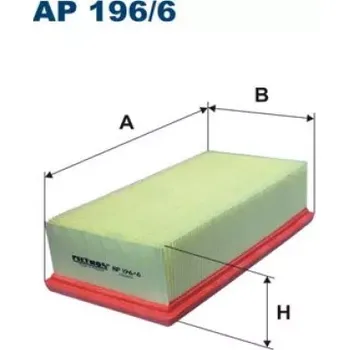 Vzduchový filtr FILTRON Vzduchový filtr AP 196/6