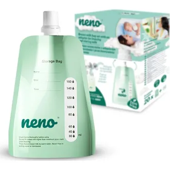 Sáček na mateřské mléko Neno Sáčky na uskladnění mateřského mléka 150 ml 20 ks