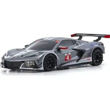 RC model auta Kyosho Mini-Z RWD: Karoserie Chevrolet Corvette C8-R Gun Metal / White