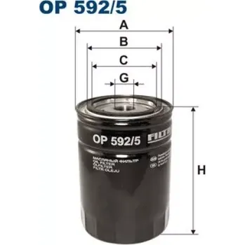 Olejový filtr FILTRON Olejový filtr OP 592/5
