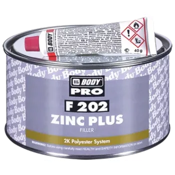 Karosářský tmel HB BODY zinc plus F202 - zinkový tmel 1,8kg