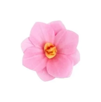 umělá květina Květ hortenzie světle růžový odstín Průměr 3,7 cm balení 18 ks.