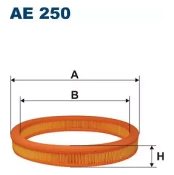 Vzduchový filtr FILTRON Vzduchový filtr AE 250