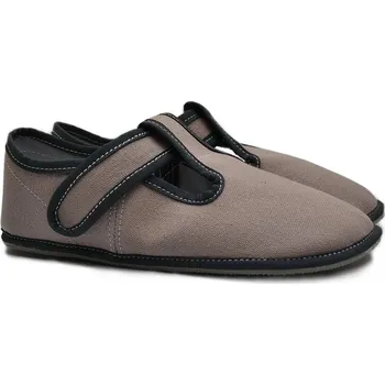 Chlapecké bačkory Barefoot bačkory EF BAREFOOT 395 šedé Velikost: 36