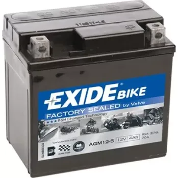 Auto-moto Exide Bike AGM Ready 12V 4Ah 70A AGM12-5
