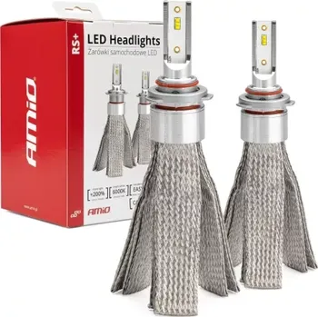 Autožárovka AMIO LED žárovky pro hlavní svícení HB3 9005 50W RS+ Slim série