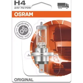 Autožárovka OSRAM H4 Blister-0124V 75/70W P43t