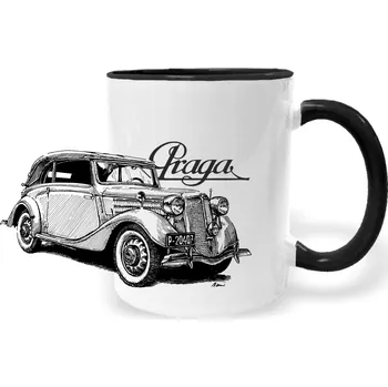 Hrnek - Praga Lady Barva: Černá