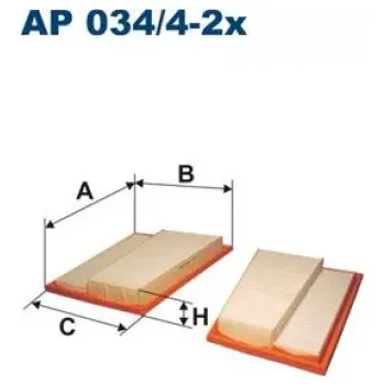 Vzduchový filtr FILTRON Vzduchový filtr AP 034/4-2x