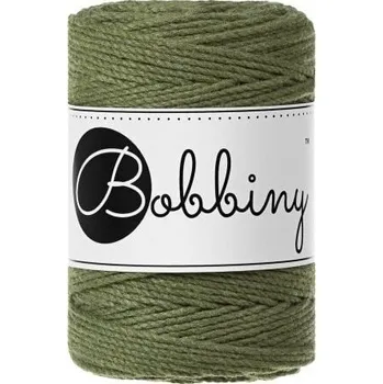 Příze Bobbiny 3PLY Macramé Rope 1,5 mm 100 m Avokádo Šňůra