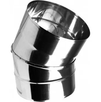 Kouřovod PRODMAX 100 Koleno 30° pevné /0,6mm nerez