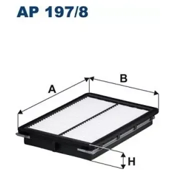 Vzduchový filtr FILTRON Vzduchový filtr AP 197/8