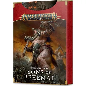 Desková hra Warhammer: Age of Sigmar - Warscroll Cards: Sons of Behemat