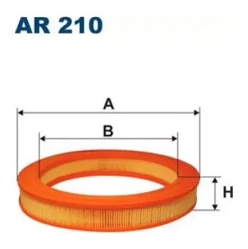 Vzduchový filtr FILTRON Vzduchový filtr AR 210