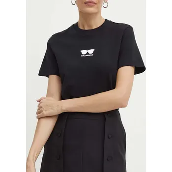 KARL LAGERFELD EMBROIDERY SUNGLASES TRIČKO 999 Velikost: XS