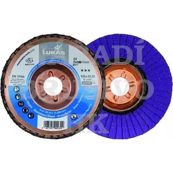 Brusný kotouč Lukas Lamelový kotouč 125x22,23 P 36 V4 PURPLE POWER talířový