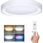 Solight WO8015 LED osvětlení s ovladačem Floco, 30W+6W RGB, 2100lm, 40cm, CCT, stmívatelné