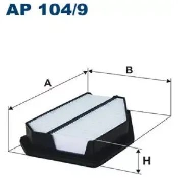Vzduchový filtr FILTRON Vzduchový filtr AP 104/9