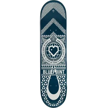 Skateboardová deska Deska BLUEPRINT Home Heart 8x32" | 20,3x81,3cm | BLUE