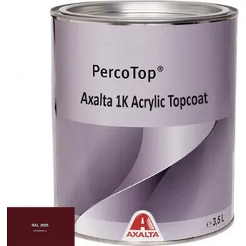 barva na kov Akrylátová 1K barva Axalta RAL 3005 5°lesku stupeň lesku Polomat