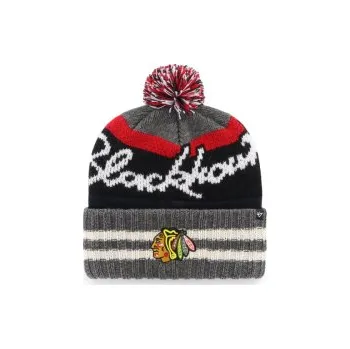 Kšiltovka Kulich NHL Brand 47 Chicago Blackhawks Hyperbolic Cuffed Knit, Velikost Senior
