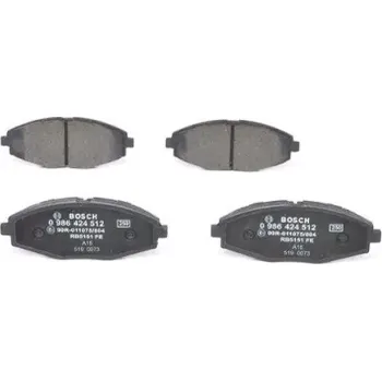 Brzdová destička BOSCH Sada brzdových doštiček 0 986 424 512