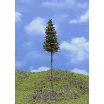 Plastikový model Modelářský strom - smrk s kmenem, výška 14-15 cm vzor 1