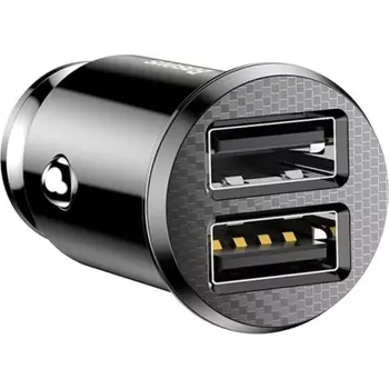 AMIO nabíječka do auta BASEUS GRAIN 2x USB 5V 3.1A