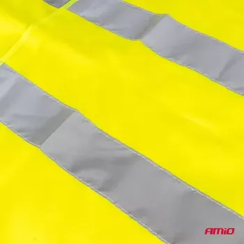 reflexní vesta AMiO Výstražná vesta XL žlutá s certifikátem
