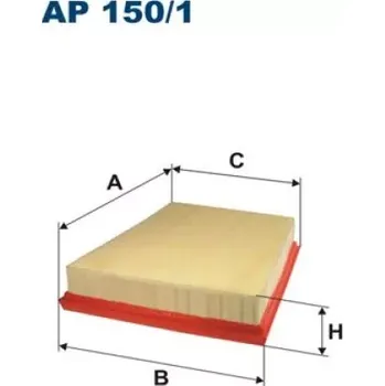 Vzduchový filtr FILTRON Vzduchový filtr AP 150/1