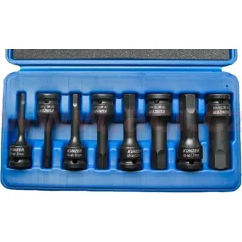 * sada nástavců pro rázové utahováky 1/2", imbus/inbus, 8 ks
