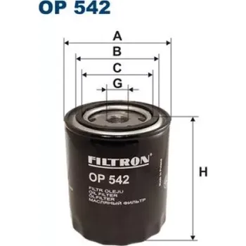 Olejový filtr FILTRON Olejový filtr OP 542