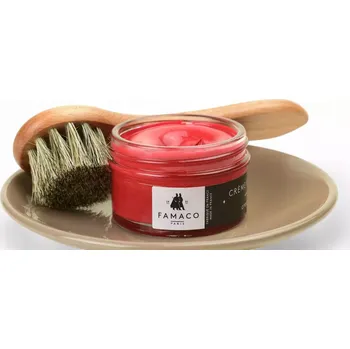Pleťový krém Famaco Krém na boty 50ml Červená Red