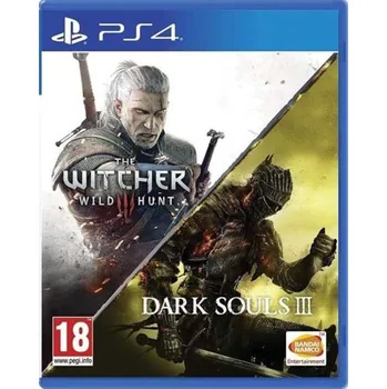 Hra pro PlayStation 4 The Witcher 3: Wild Hunt CZ & Dark Souls 3 - PS4 - krabicová