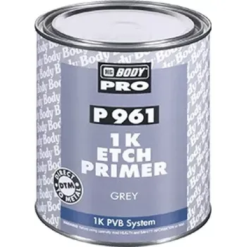 barva na kov HB BODY 961 etch primer - ANTIKORÓZNÍ REAKTIVNÍ ZÁKLADNÍ BARVA šedá 1L