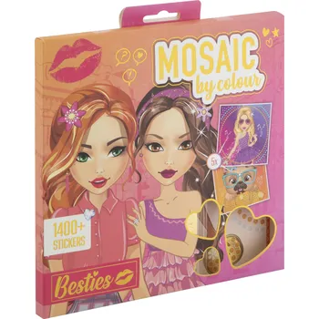 omalovánky Mozaikové obrázky - Besties