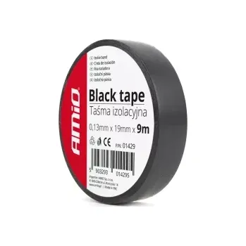 Izolační páska AMIO Izolační páska černá 19mm x 9m