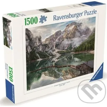 Puzzle Jezero Braies, Itálie - Ravensburger Ravensburger
