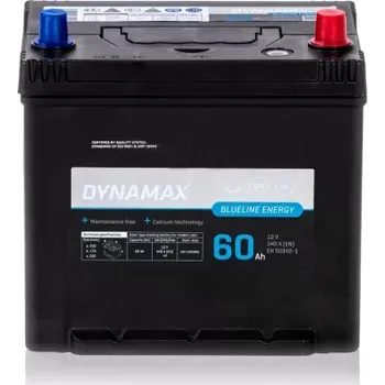 Autobaterie DYNAMAX ENERGY BLUELINE 60 ASIA P 12V 60AH 540A