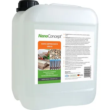Lak na dřevo NanoConcept Nano impregnace dřeva 5000 ml