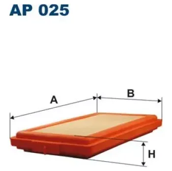 Vzduchový filtr FILTRON Vzduchový filtr AP 025