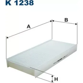 Kabinový filtr FILTRON Kabinový filtr K 1238