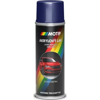 Silikonový sprej MOTIP Škoda modrá hlubinná metalická 200ml