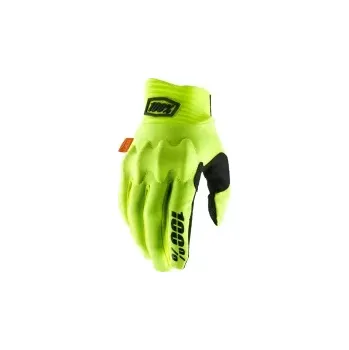 Moto rukavice S100 rukavice COGNITO, 100% - USA (žlutá/černá, vel. S)