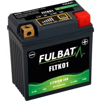 Motobaterie FULBAT LIFEPO4 12V 2AH 140A YTX5L-BS/YTX4L-BS