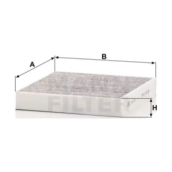 Kabinový filtr MANN FILTER Kabinový filtr CUK 2440