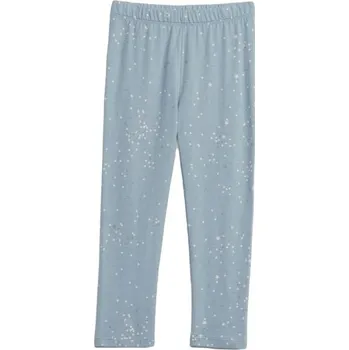 Dětské legíny GAP BABY 3-6M Světle modrá, Stříbrná